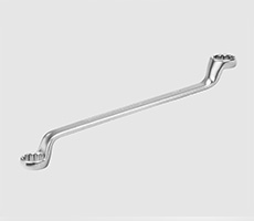 Llave estriada, extra acodada. Medidas: 10-11 mm / Largo: 190MM