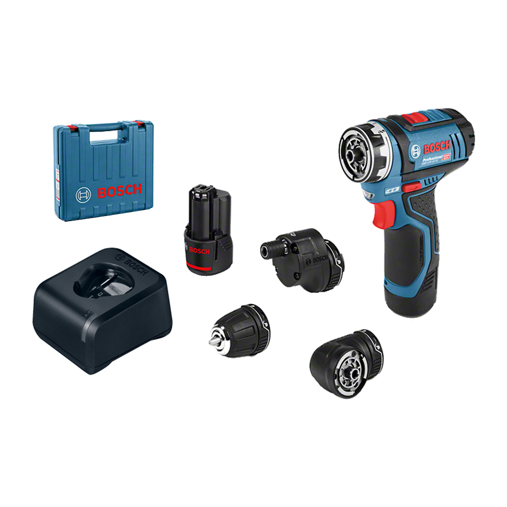GSR 12V-15 FC Atornillador/taladro a batería 12 V. Incluye maletín. Heavy Duty Garantía dos años.