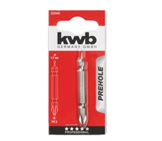 Punta Pre Hole PH2 - 1.5mm 1/4". Combinación de punta y mecha con avellanador. Ideal para pretaladrar y avellanar simultáneamente perfiles metálicos en combinación con una estructura básica de madera.