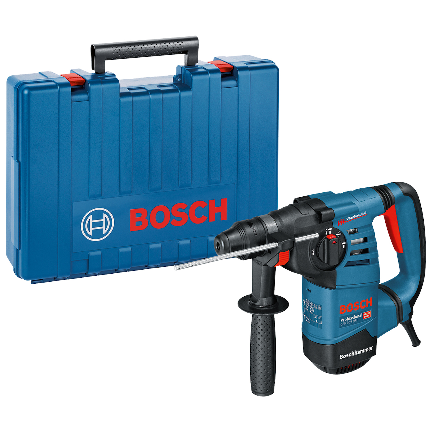 GBH 3-28 DRE Martillo rotopercutor SDS Plus 800W. (IVA 10,5%). Incluye maletín. Heavy Duty. Garantía dos años.