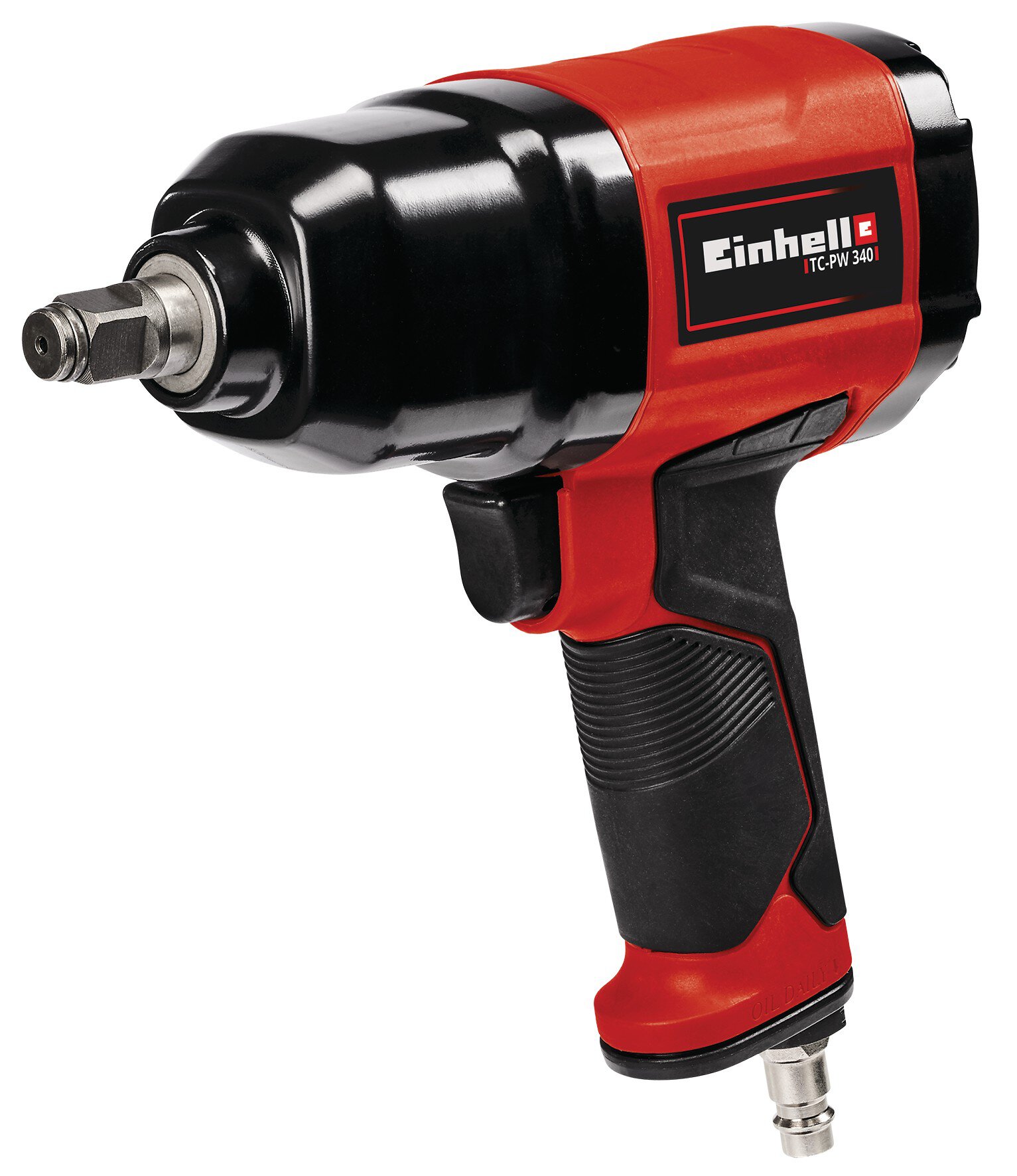 Llave de impacto neumática TC-PW 340. Encastre 1/2" Presión máxima: 6 ,3 bar - Torque máximo: 340 Nm - Consumo de aire: 142 l/min