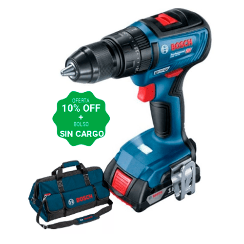 Combo Taladro GSB 18V-50 + BOLSO GRANDE