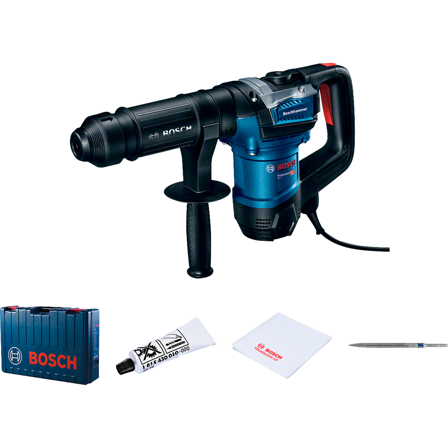 GSH 5 Martillo demoledor 1100 w. (IVA 10,5%). Incluye maletín. Heavy Duty Garantía dos años.