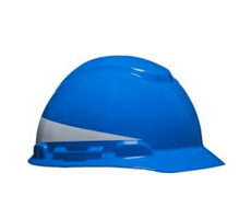 Casco H-700 azul con reflectiva sin suspensión