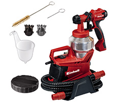 Pistola de Pintar TC-SY 700 S Potencia 700W-capacidad tanque 1000ml-long.mang 3,5M facilidad de limpieza -incluye 2 boquillas-soft grip.Boquilla pulverizadora