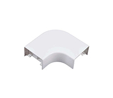 Ángulo 90° Plano para cablecanal 40X25 mm - Blanco